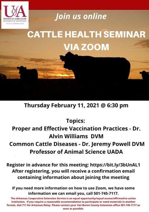 Cattle Health Seminar