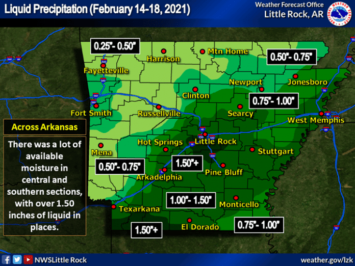 NWS analyzes Arkansas snowfall | Hallmark Times