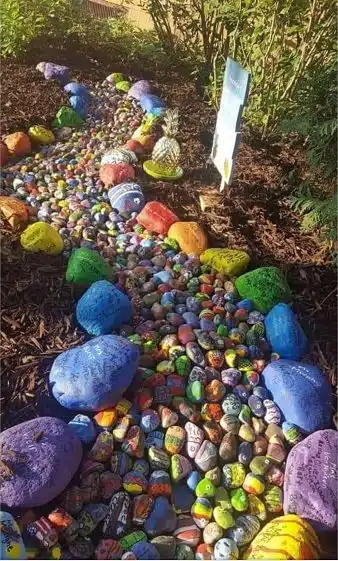 The inspiration for the proposed Cherokee Village Rocks Garden near the post office in Cherokee Village, Arkansas