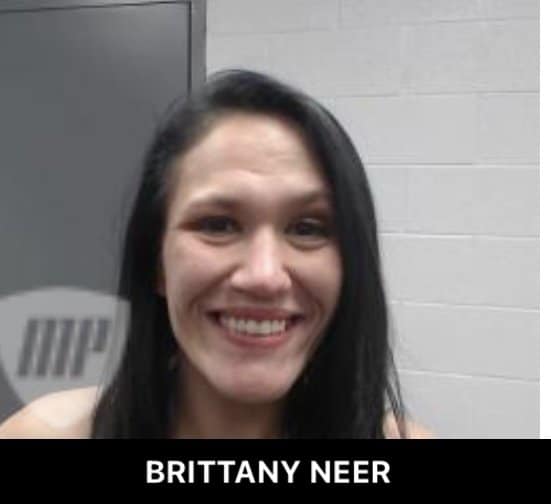 Brittany Neer arrested on a warrant for exposing a child to a chemical substance or methamphetamine. a class C felony