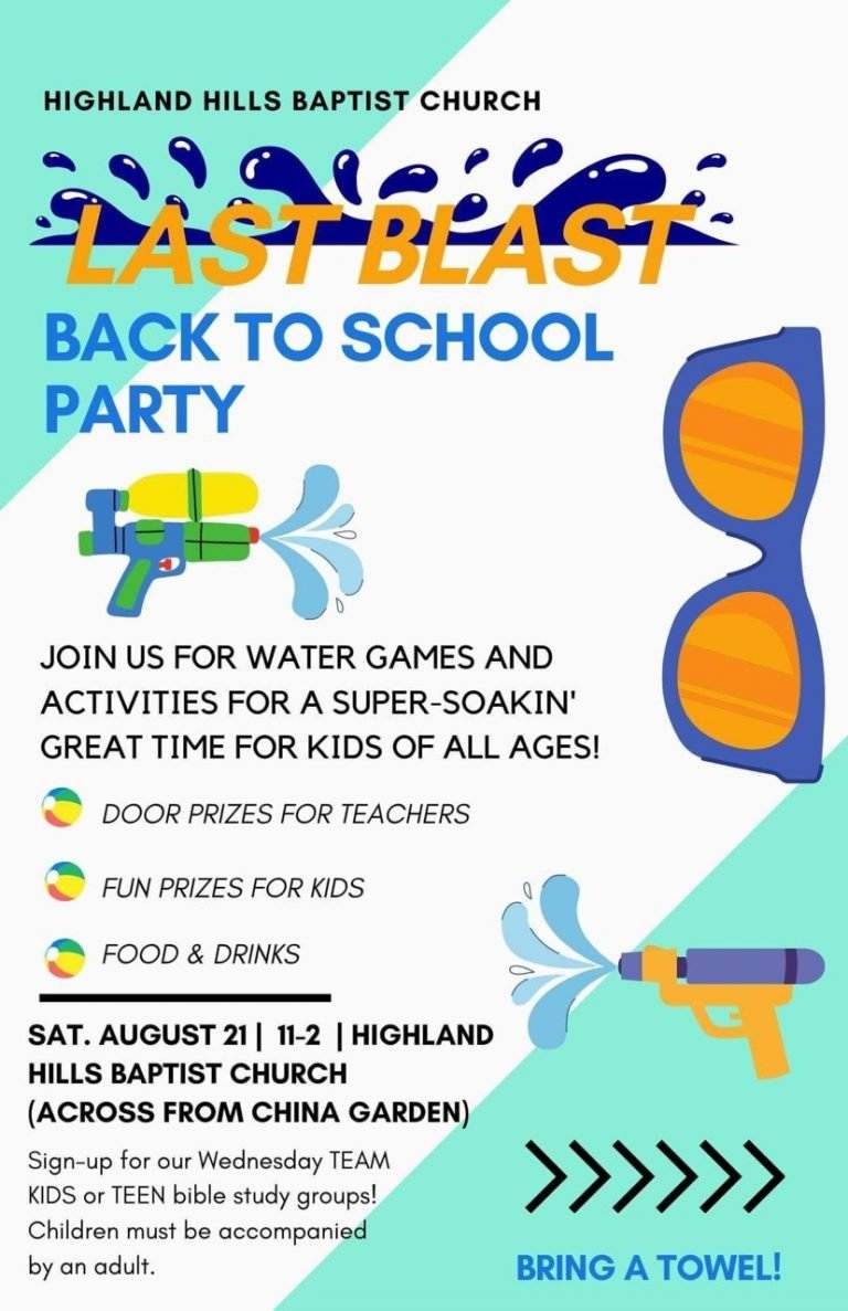 Highland Hills Baptist Church to hold Last Blast event