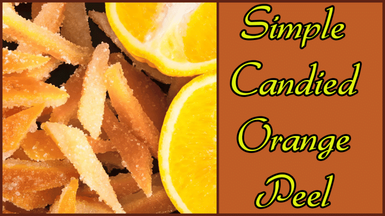 Simple Candied Orange Peel