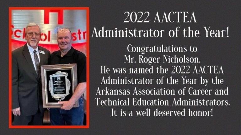 Nicholson named 2022 administrator of the year