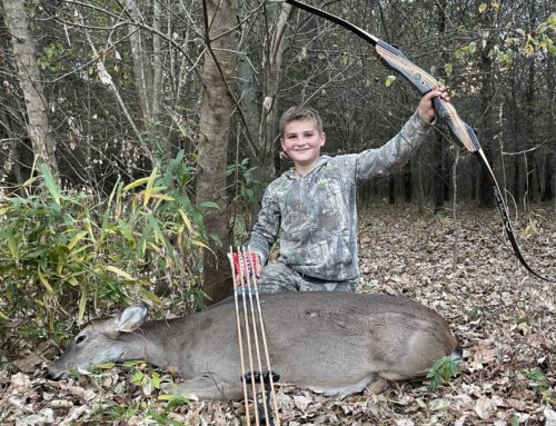 Young hunter sets bowhunting bar with traditional flair