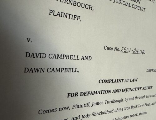 Melissa Rogers and Police Chief Turnbough File Defamation Lawsuits Against David and Dawn Campbell