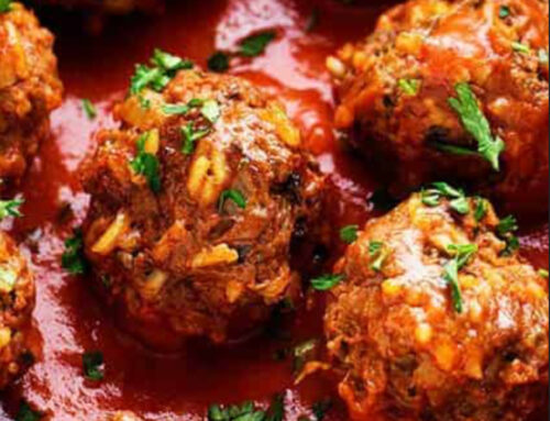 Porcupine Meat Balls