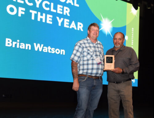 Watson honored with 2024 Individual Recycler of the Year Award