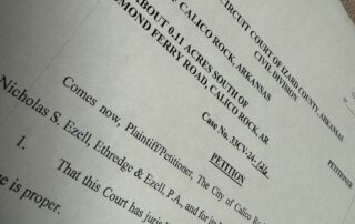 Legal document from Izard County Circuit Court