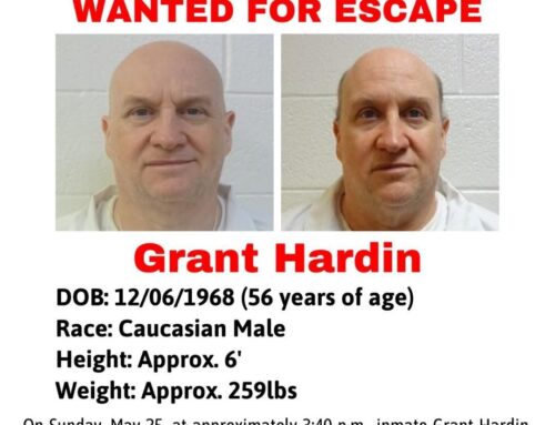 Hardin remains at large; new charge filed