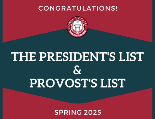 Ozarka College announces President and Provost’s Lists