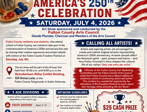Fulton County Freedom Festival Art Show Rules and Entry Form Available America’s 250th Celebration Saturday, July 4, 2026
