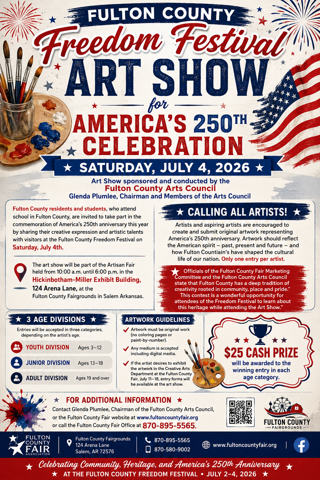 art show rules poster june 15